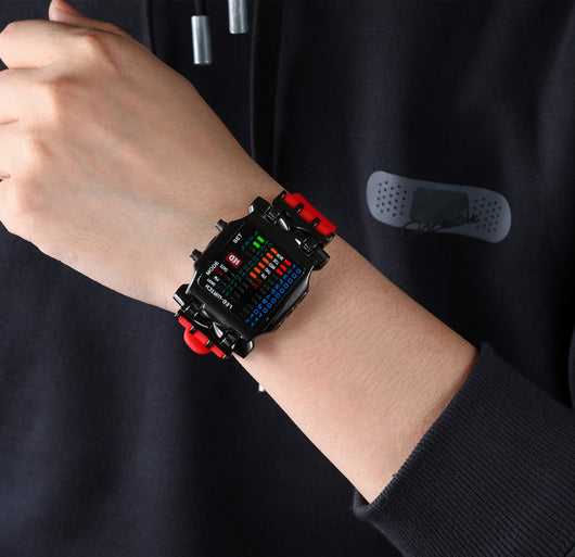 Reloj LED Binario de Moda Casual Moderno
