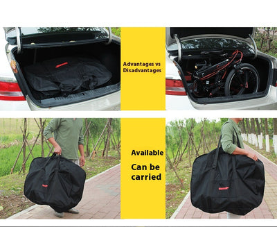 Bicicleta Plegable con Bolsa de Transporte para Equipaje - Image 13