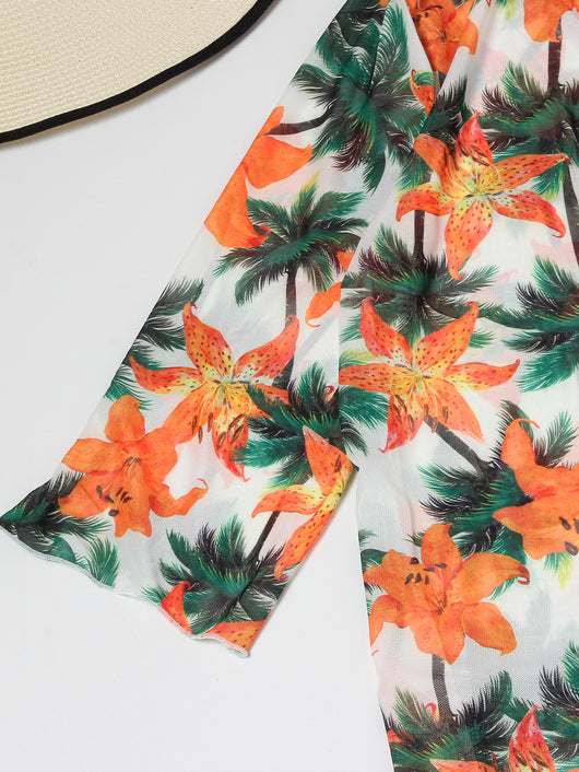 Conjunto de Blusa Dividida de Tres Piezas para Mujer - Image 5
