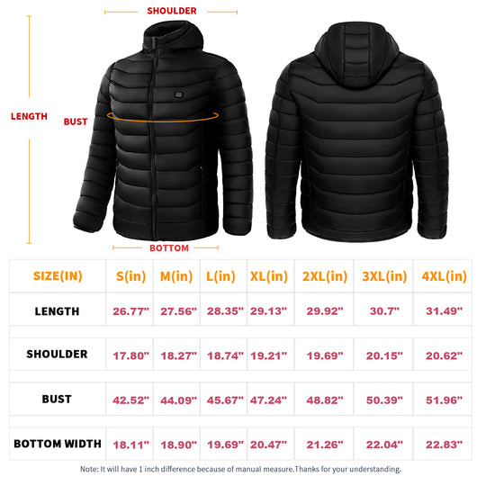 Chaqueta Acolchada con Calefacción para Hombre - 9 Zonas de Calor - Image 19