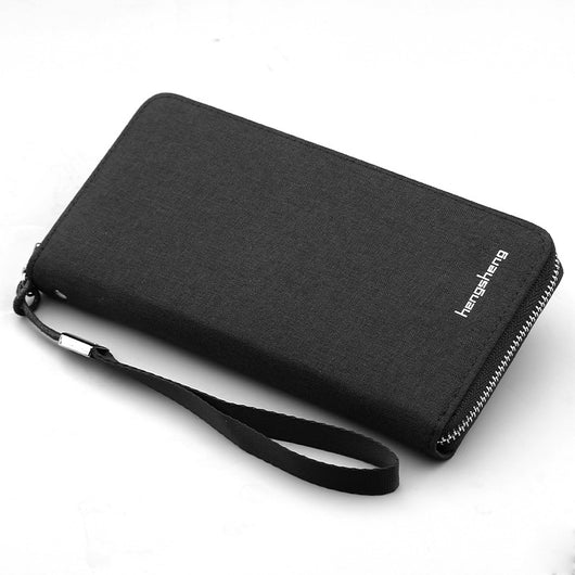 Cartera Clutch de Lona con Patrón Tide Brand para Hombre - Image 4