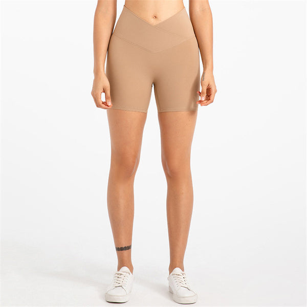 Shorts Deportivos Ajustados para Yoga y Running Mujer