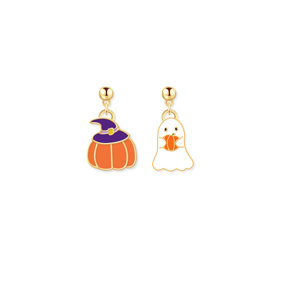 Aretes con Diseños de Halloween