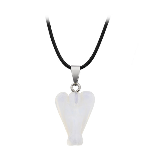 Collar de Alas de Ángel en Cristal Tallado a Mano - Image 8