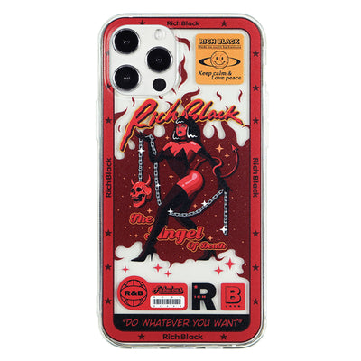 Funda Transparente para Teléfono Ángel Meteoro Calavera - Image 4
