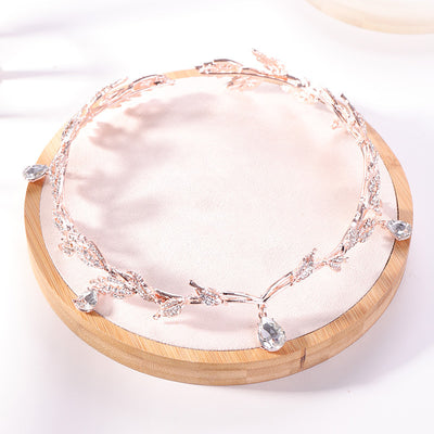 Corona Dorada para Novia - Diadema de Boda Elegante - Image 10