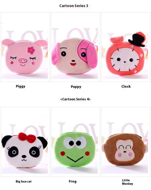 Monedero Peluche Adorable con Diseño Cartoon - Estuche para Llaves Mujer - Image 27