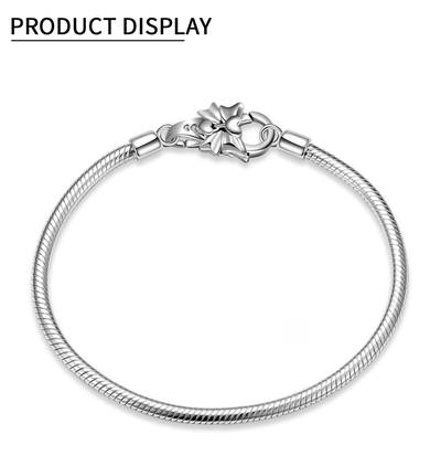 Pulsera de Cadena Espina de Serpiente en Plata 925 - Base DIY sin Cierre - Image 9