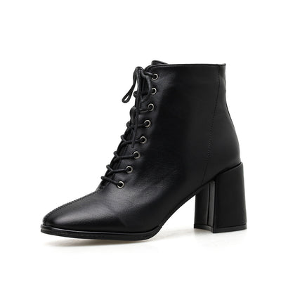 Botas Martin Cortas con Tacón Bajo - Estilo Maduro y Sofisticado - Image 12