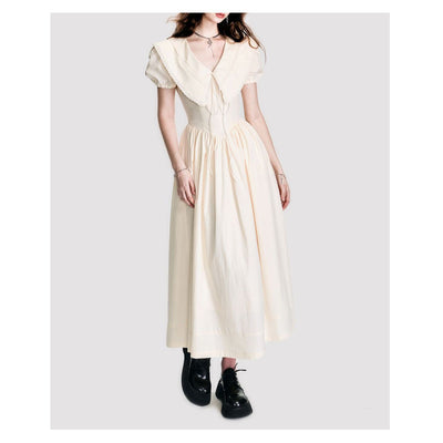 Vestido Ajustador de Cintura con Cuello Tipo Muñeca - Diseño Francés Elegante - Image 3