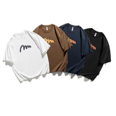 Camiseta Estampada de Algodón Manga Corta para Hombre - Image 4