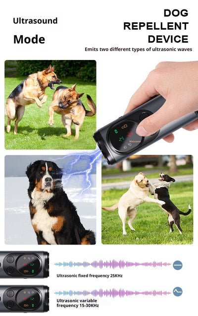 Repelente Ultrasónico Portátil para Perros con Luz LED - Entrenador Anti-Ladridos - Image 6