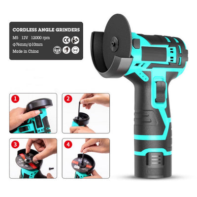 Amoladora Angular Recargable Compacta con Batería de Litio - Image 8