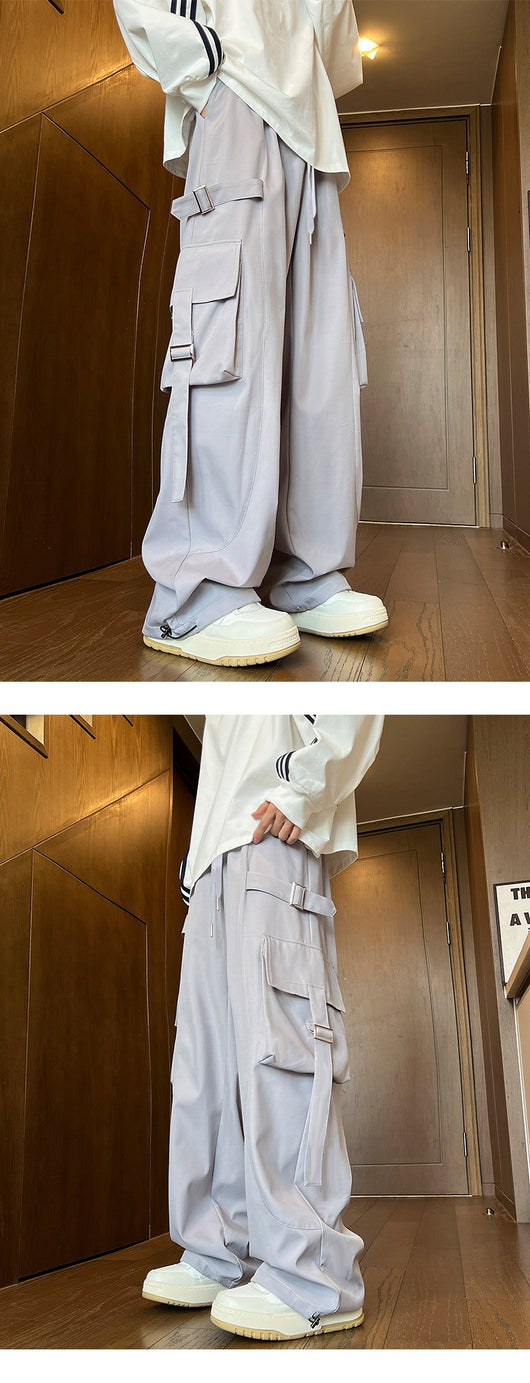 Pantalones Rectos Anchos para Hombre - Image 24