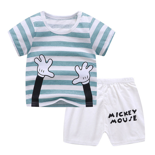 Traje Infantil de Algodón con Manga Corta para Bebé - Image 11