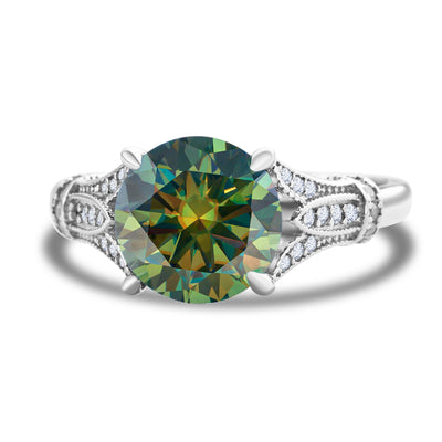 Anillo de Moissanita con Diseño Minimalista en Plata Sterling - Image 8