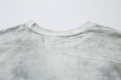 Camiseta Manga Larga Tie-Dye con Letras Distressed y Efecto Dos Piezas - Image 12