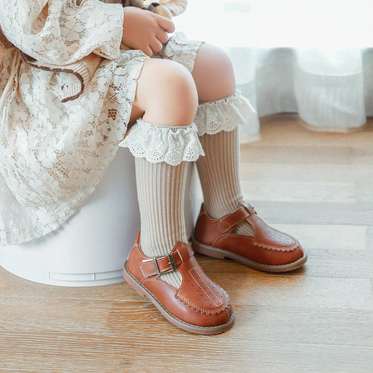 Calcetines sin Talón con Encaje para Otoño e Invierno - Image 4