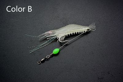 Señuelo Luminoso Biomimético Camarón Artificial para Pesca - Image 18