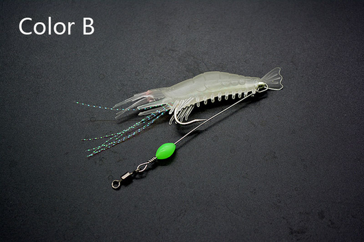 Señuelo Luminoso Biomimético Camarón Artificial para Pesca - Image 18