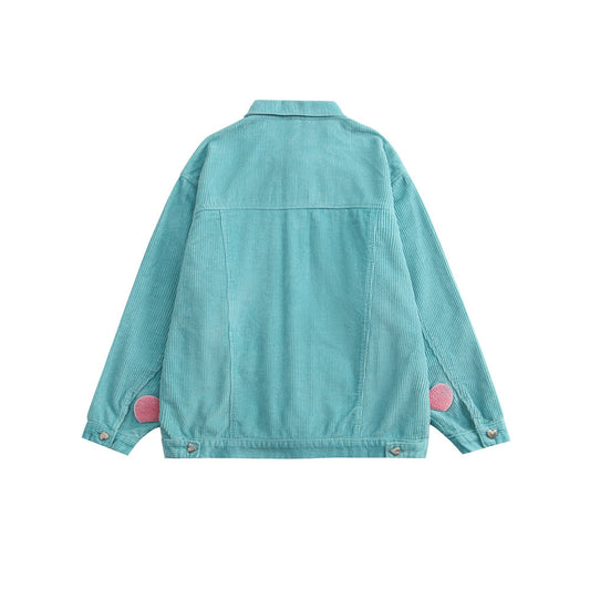 Chaqueta de Pana con Bordado Love String - Image 2