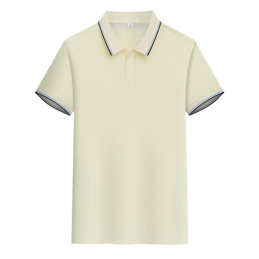 Polo de Algodón Puro Business Casual con Solapa - Manga Corta - Image 14