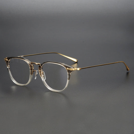 Lentes Redondos Transparentes para Hombre - Estilo Moderno y Versátil