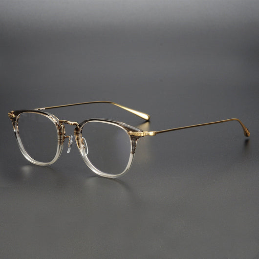 Lentes Redondos Transparentes para Hombre - Estilo Moderno y Versátil