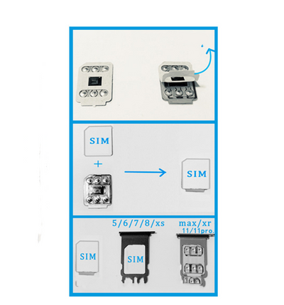 Tarjeta de Desbloqueo WELLSIM para iPhone 6S hasta 14 Pro Max - Image 4