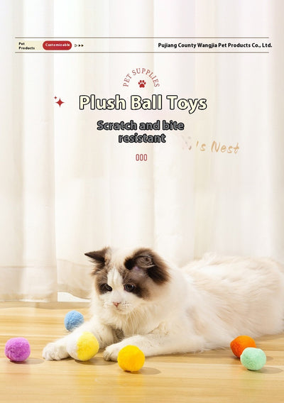 Pelota Silenciosa para Gatos - Alta Elasticidad y Colores Vibrantes - Image 11