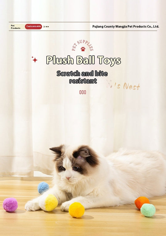Pelota Silenciosa para Gatos - Alta Elasticidad y Colores Vibrantes - Image 11
