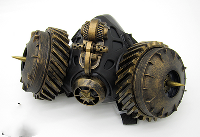 Máscara Steampunk Vintage para Rostro - Image 4