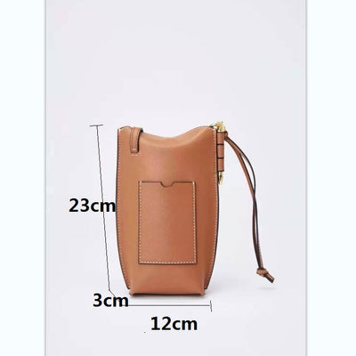 Bolso Crossbody de Cuero Genuino - Estilo Tendencia - Image 11