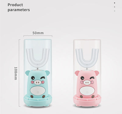 Cepillo de Dientes Eléctrico Infantil en U - Limpieza Automática Segura - Image 18