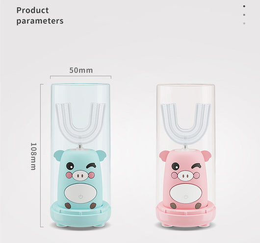 Cepillo de Dientes Eléctrico Infantil en U - Limpieza Automática Segura - Image 18