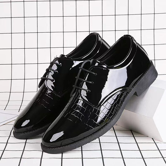 Zapatos de Cuero para Hombre Estilo Británico Formal y Casual