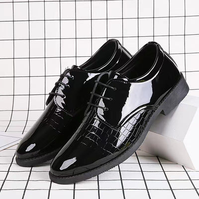 Zapatos de Cuero para Hombre Estilo Británico Formal y Casual