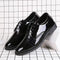 Sapatos Masculinos de Couro Estilo Britânico Formal e Casual