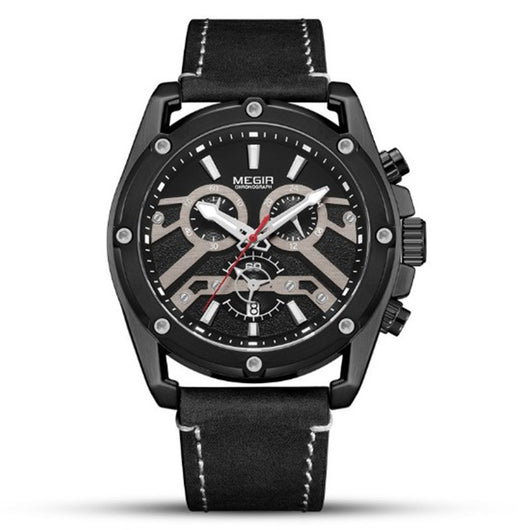 Reloj Deportivo Multifuncional para Hombre con Correa de Cuero y Luz Nocturna - Image 8