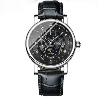 Reloj Mecánico Hombre Esfera Grande Diseño Minimalista - Image 3