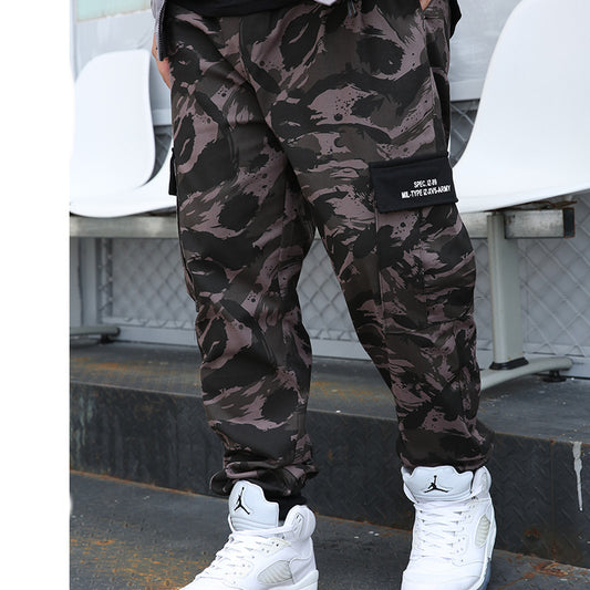 Pantalones Cortos Sueltos Camuflaje Talla Grande Hombre - Image 2