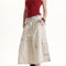 Pantalones Cargo Retro Hot Girl con Múltiples Bolsillos