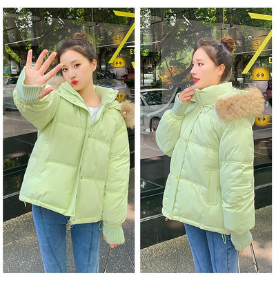 Abrigo Acolchado Térmico con Capucha y Guantes Integrados para Mujer - Image 33