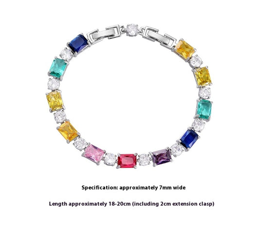 Pulseras de Circón Colorido para Hombre y Mujer - Image 11