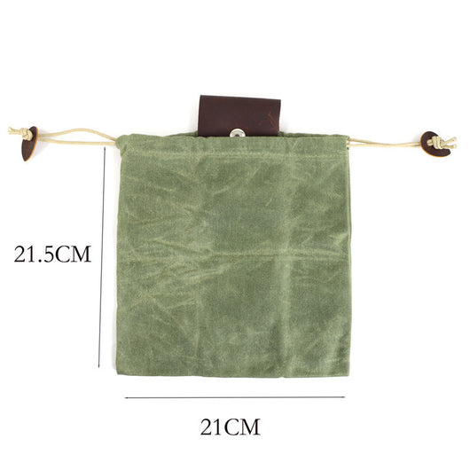 Bolsa de Recolección de Setas Canvas Plegable con Cuero - Ideal para Senderismo y Camping - Image 23