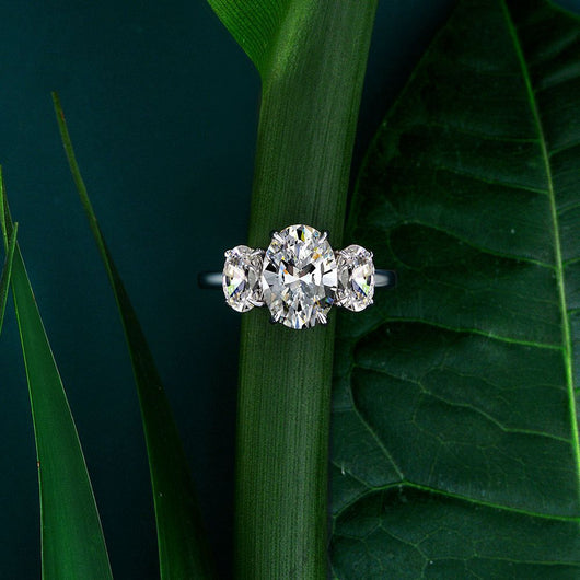 Anillo de Propuesta en Oro Blanco 18K con Diamante de Alto Carbono - Image 4