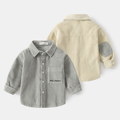 Camisa de Algodón de Manga Larga para Niños - Image 11