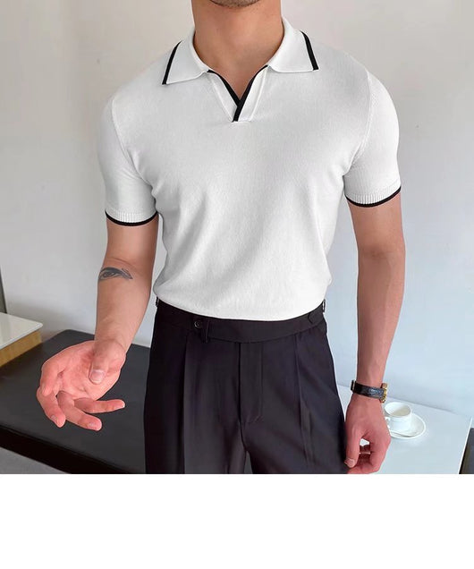 Polo Casual de Cuello para Hombre - Comodidad y Estilo - Image 24