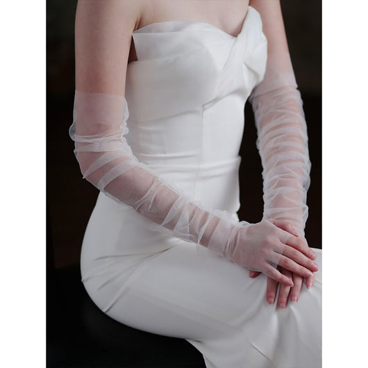 Guantes de Novia Elegancia Simple Super Fairy J - Image 5