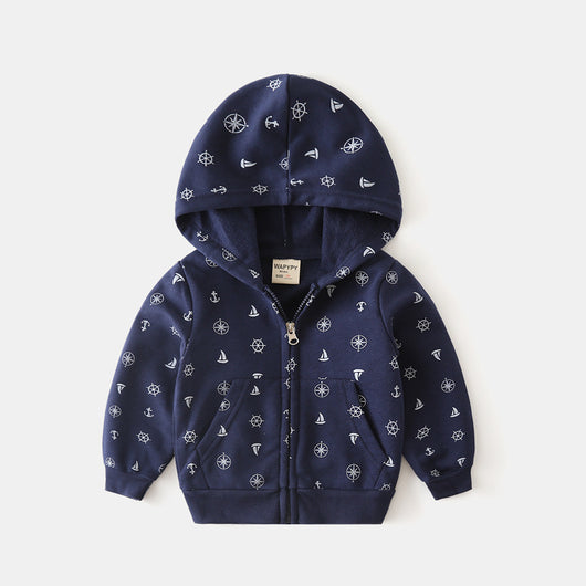 Sudadera con Capucha y Cierre de Dibujos Animados para Niños - Image 10